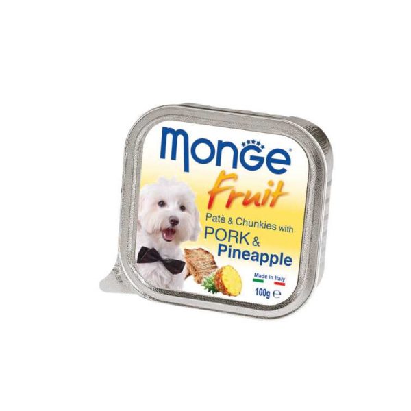 Monge Canine Fruit Cerdo y Piña Alutray