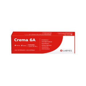 Crema 6A dermatológica para perros y gatos Lima Peru