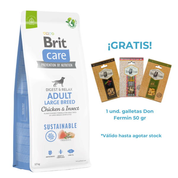 Brit Care Adult Large Breed Pollo e Insectos