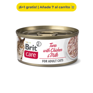 Brit Care Gato Adulto Atún con Pollo y Leche