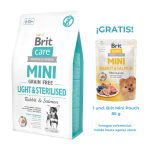 Brit care Mini Light & Sterilised Conejo y salmón