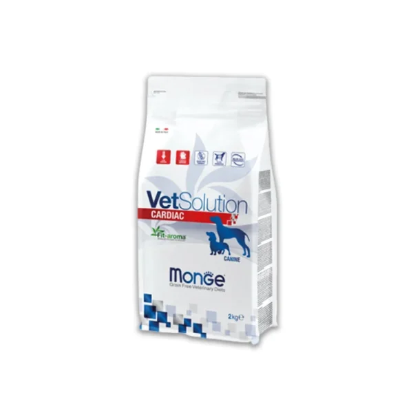 Alimento medicado Monge Vet Solution Cardiac para perro 2 Kg en lima peru