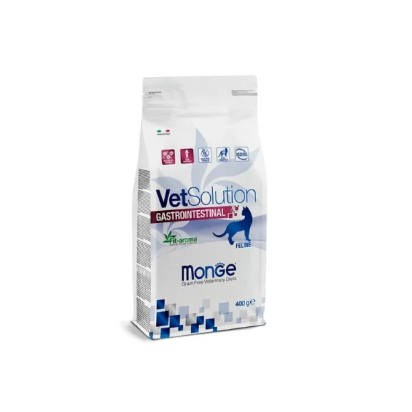 Alimento medicado Monge Vet Solution Gastrointestinal para gato 1.5 Kg en lima peru