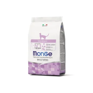 Alimento Seco Monge Sterilised para gatos 10 Kg en lima peru