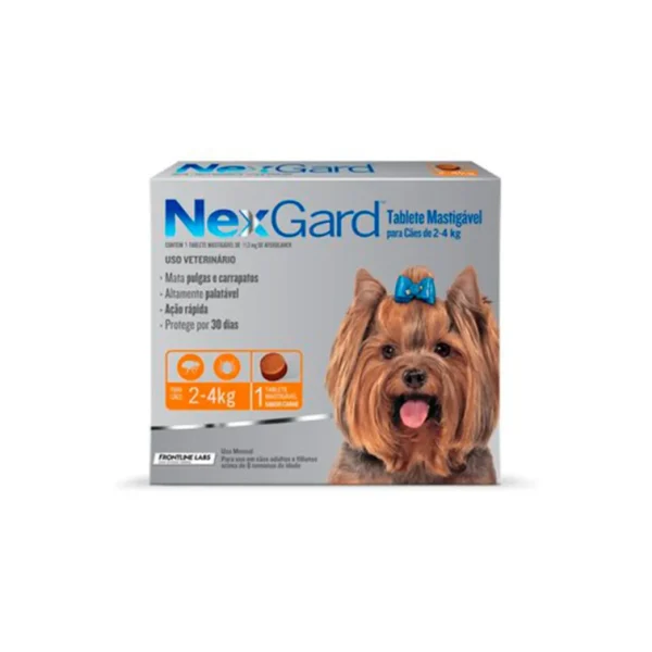 Antipulgas Nexgard S X 11.3 Mg X 1 Tab para perro (2-4 Kg) en lima peru