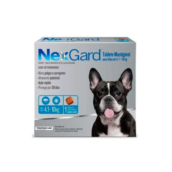 Antipulgas Nexgard M X 28.3 Mg X 3 Tab para perro (4.1-10 Kg) en lima peru