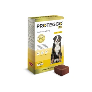 Antipulgas Proteggo 3m x 1400 mg x 1tab (40 a 56 kg) para perro en lima peru