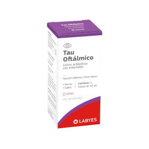 Tau Oftálmico Colirio Antibiótico y Antiinflamatorio para Perros y Gatos Lima Peru